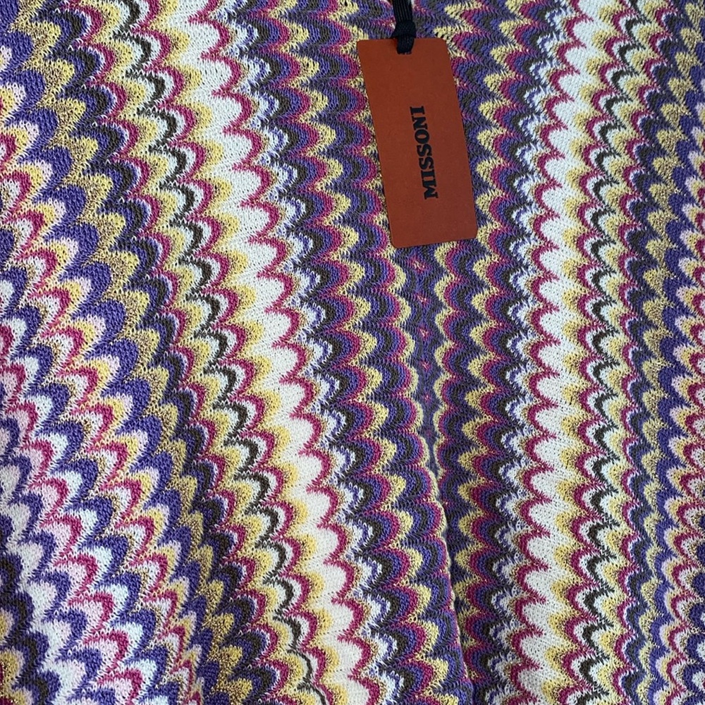 Missoni Chevron poncho/cover up/ Top - Picture 2 of 12